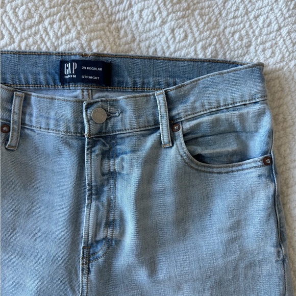 GAP Denim - GAP Faded Blue Straight Jeans